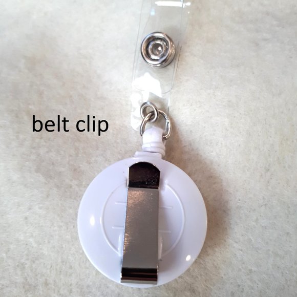 NEW Set of 2 Thanksgiving Badge Reels, Retractable ID Badge Clips for Nurse NWT - Picture 4 of 6